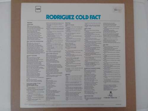 Rodriguez - Cold Fact   ( 1974 reissue SA released NM / NM LP )