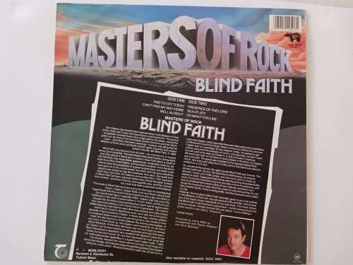 Blind Faith - Masters of Rock  ( 1986 SA released LP )