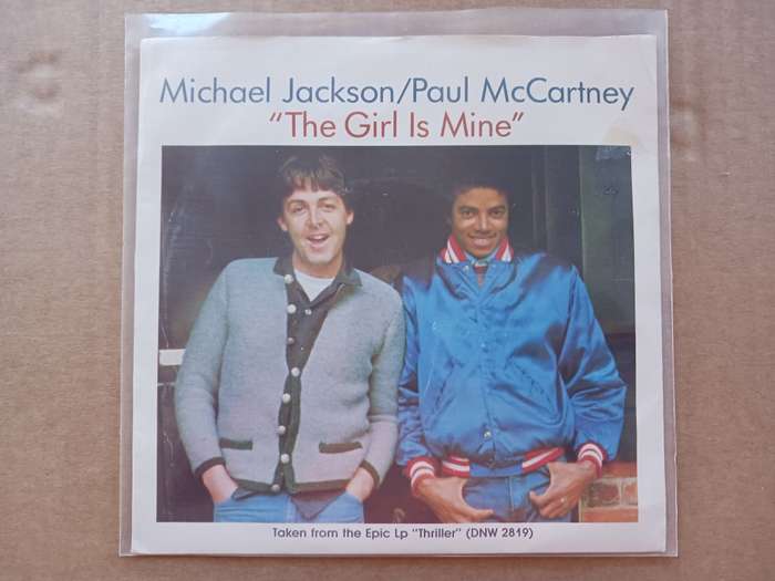 Michael Jackson / Paul McCartney - The Girl is Mine ( 1982 SA released 7` single )