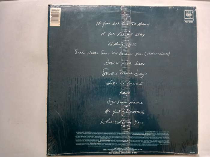 Terence Trent D` Arby - Introducing the Hardline According to Terence Trent D` Arby (1987 SA LP )