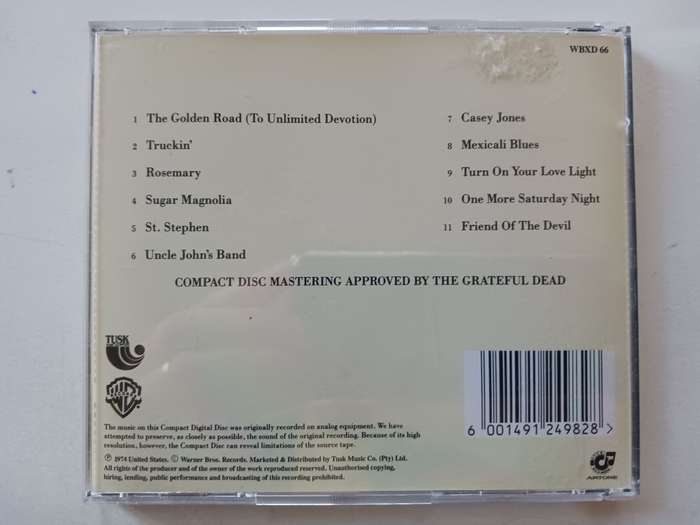 The Grateful Dead - The Best Of The Grateful Dead    ( Rare 1994 SA released CD )