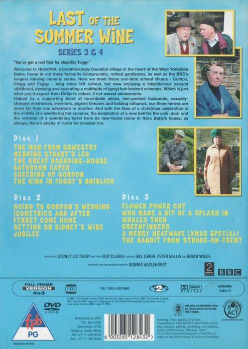 Last of The Summer Wine - Series 3 & 4 - BBC