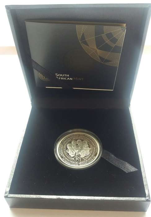 2017 PROOF SILVER MANDELA LIFE OF A LEGEND R1