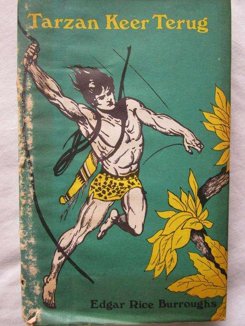Tarzan Keer Terug- Edgar Rice Burroughs - ligte waterskade aan rugkant