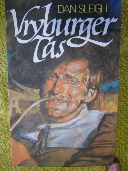 Vryburger Tas -Dan Sleigh -skoolstempel voor in boek, sagteband
