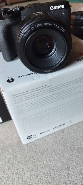 Canon M6 Mark II + 2 Canon Lens+ Canon Lens Adaptor
