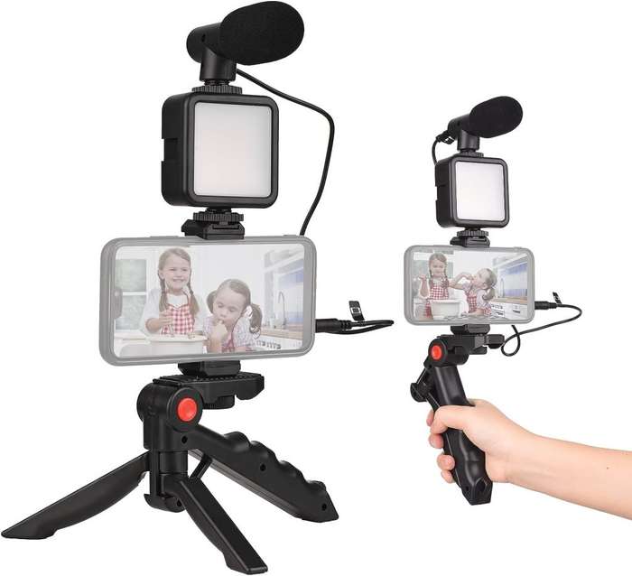 Video Making kit / Vlogging Selfie kit / Video Photo kit / Phone Vlogging Selfie light kit for