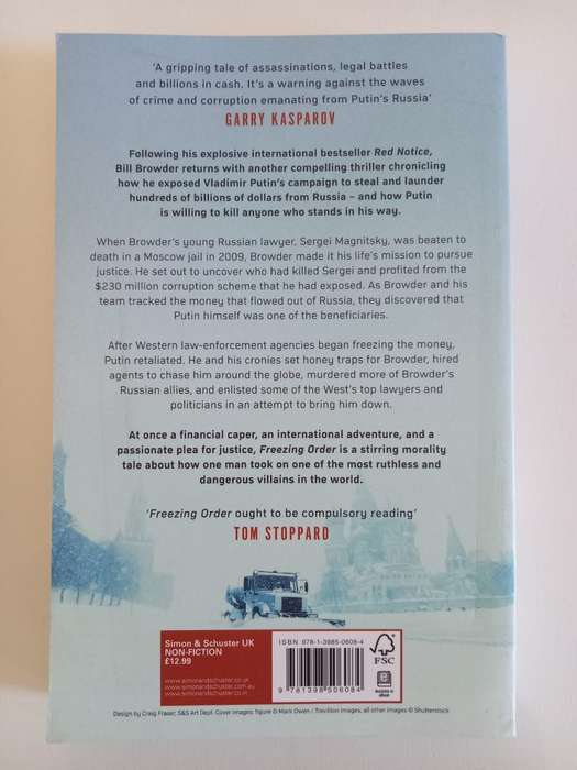 Bill Browder - Freezing Order