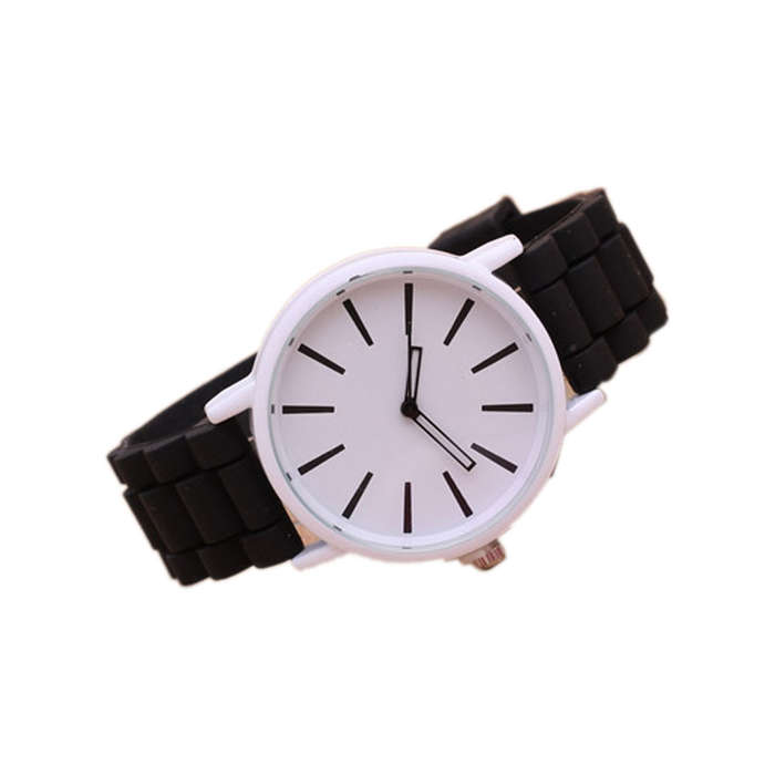 New Fashionable Silicone Lady's Quartz Wrist Watch