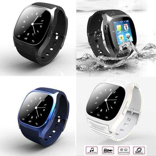 RWATCH M26 Bluetooth Smart LED Watch with Dial smartwatch android smartwatch iphone smart watch-Whit