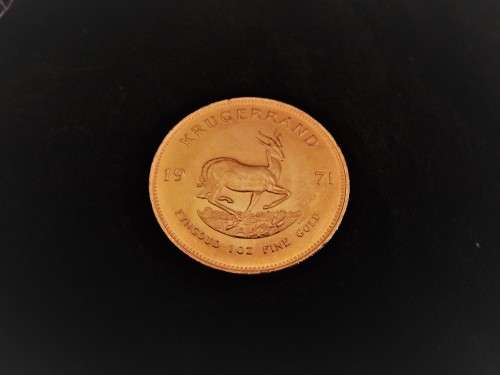 One oz Krugerrand 1971 For Dinky4 Dinky only
