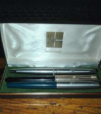 3 PARKER FOUNTAIN PENS REQUIRE INK