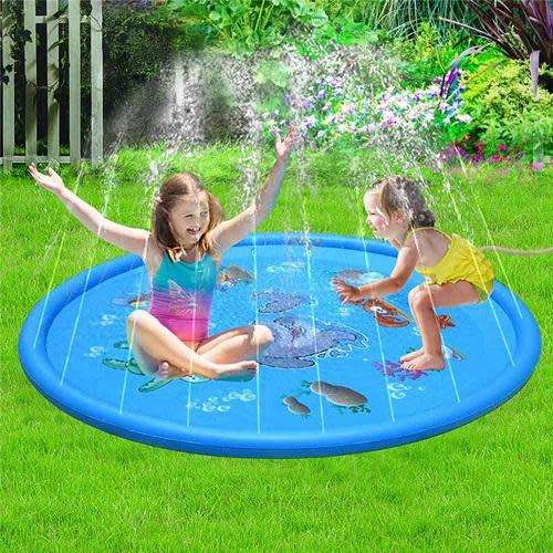 Water Sprinkler Play Mat 1.6m Blue