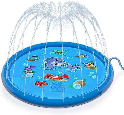 Water Sprinkler Play Mat 1.6m Blue