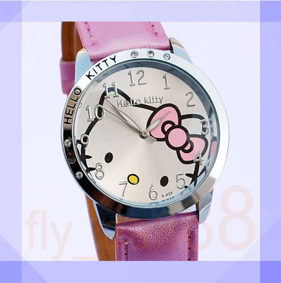 LOVELY PINK HELLO KITTY WOMAN/TEENAGE GIRL'S WATCH