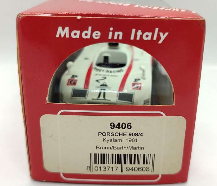 **BOXED** 1/43 Best Model Porsche 908-4 Kyalami 1981 #2