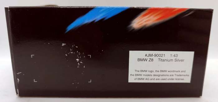 **NEW/BOXED** 1/43 Jadi Modelcraft BMW Z8 Titanium Silver JM-90021