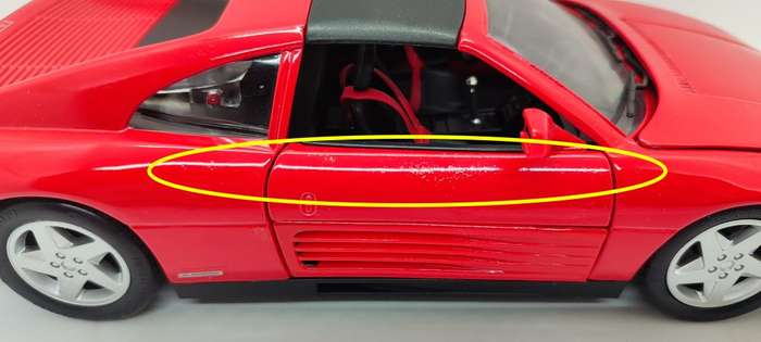 **Pre-Loved/No Box** Maisto Ferrari 348TS Special Edition with Suspension - Red 1/18
