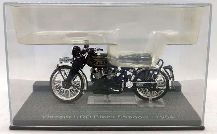 **Rare/Pre-loved** 1/24 IXO/Edicola Motorcycle - Vincent HRD Black Shadow 1954 - Black