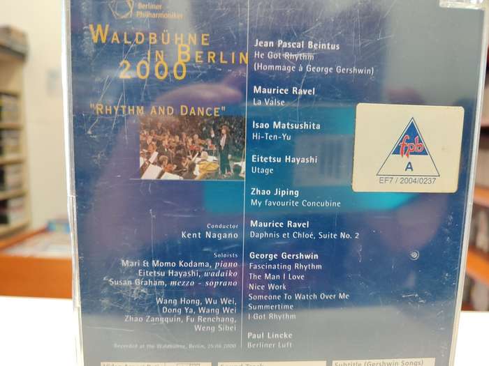 Waldbuhne in Berlin 2000 Rhythm and Dance Dvd