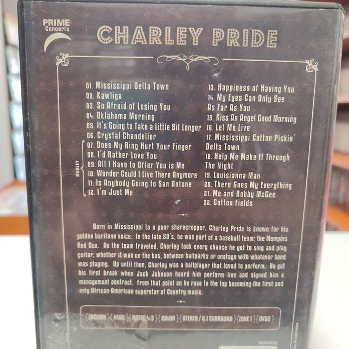Charley Pride In Concert Dvd