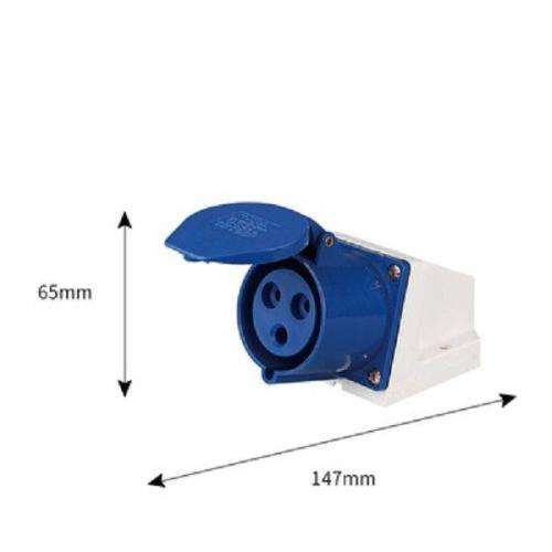 Industrial Socket Waterproof Aviation Socket 32A,3 Pin,2P+E,250V, IP67