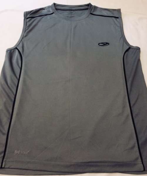SLEEVELESS VEST - MEN - GREY - LARGE