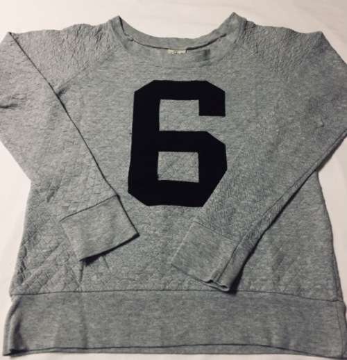 TRACKSUIT JUMPER - SWEATER  - TEENAGE GIRL - LADIES - CLOTHING - SIZE 6- GREY