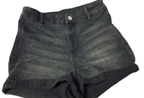 SHORTS - DENIM - HIGH WAISTED - SIZE 6 - TEENAGE GIRL