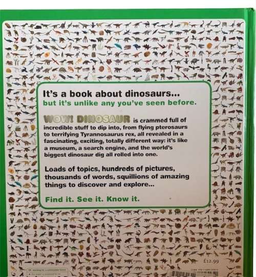 WOW! DINOSAURS - BOOK - HARDCOVER - DINOSAURS
