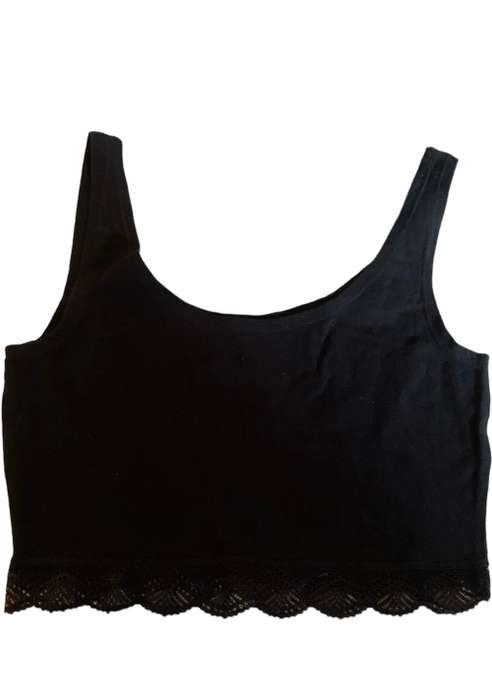 CROP TOP - LACE DETAIL - LADIES - SIZE SMALL - COTTON ON