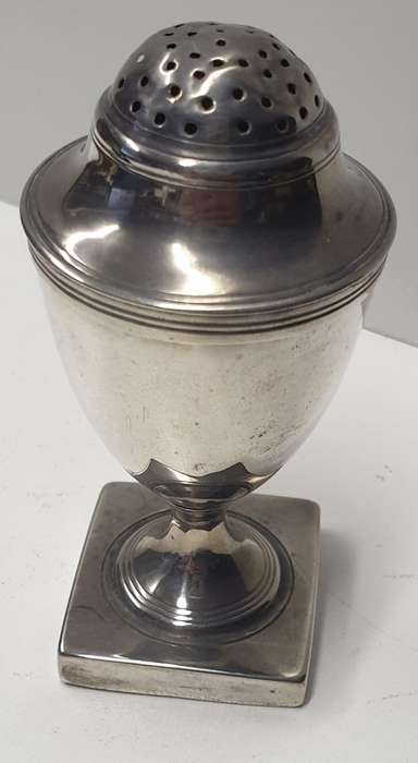1806 George Heming & William Chawner London Silver Pepper Pot