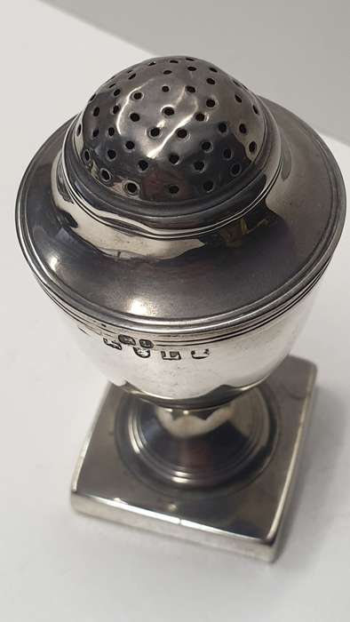 1806 George Heming & William Chawner London Silver Pepper Pot