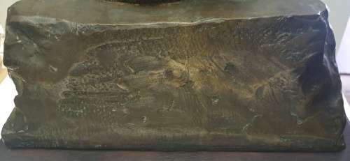 ORIGINAL Italian Signed Decimo Passani ` HOMELESS ` Bronze Sculpture ( 1907- 1940 )