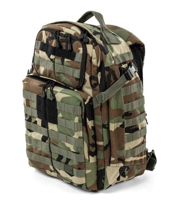 5.11 Tactical RUSH 24 Woodland Camo Backpack 37l