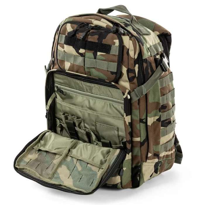 5.11 Tactical RUSH 24 Woodland Camo Backpack 37l