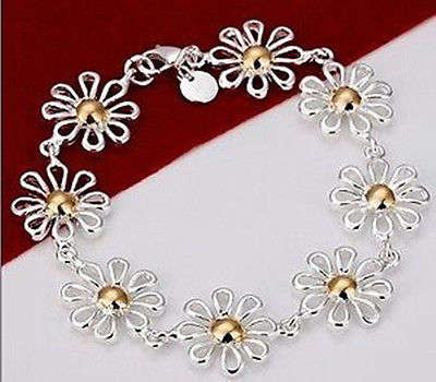 Exclusive Two tone Daisy Bracelet