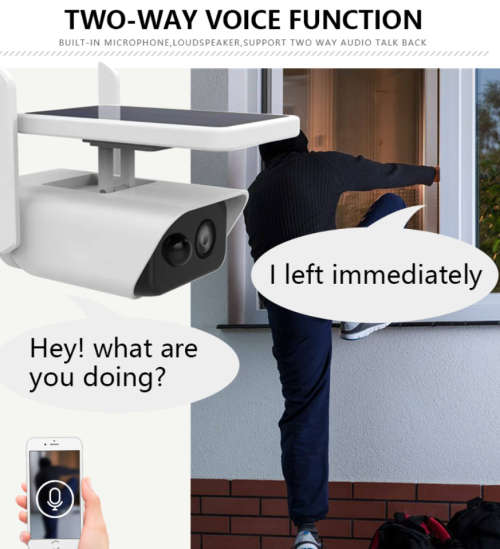 IP66 CCTV Solar wifi Camera CCTV