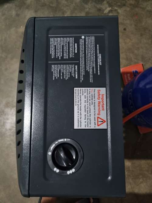 3 PANEL LUXURIOUS INFRARED RADIANT INDOOR GAS HEATER BRAND NEW OPEN BOX TESTED AND BOXED!