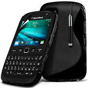 Blackberry 9720 Black Gel Case With Stylus & Screen Protector