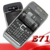 Nokia e71 Silver Housing Replacement. IN STOCK.