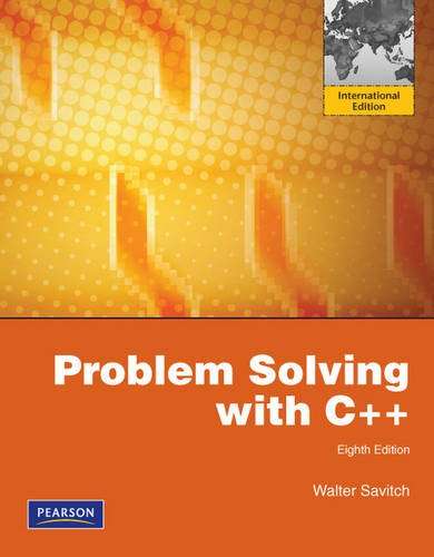 Problem Solving with C++ (8th Ed.)