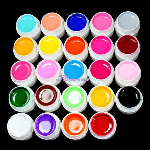 24 Pieces UV Solid Colour Builder Gel Set **In Stock**