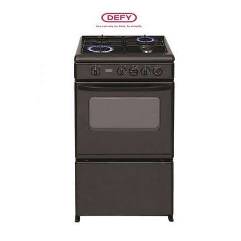 Defy 4 Burner Gas Stove Black