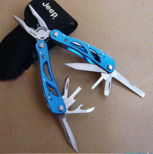 Jeep Multi-function Pocket Knife with Multi-tool Pliers
