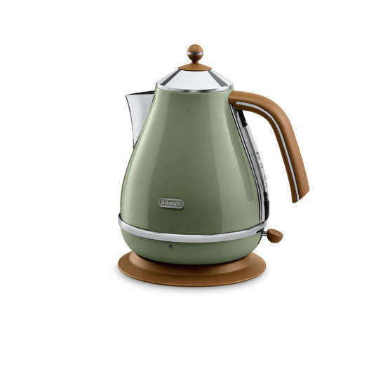 DeLonghi Icona Vintage 1.7L Kettle - Olivia Green