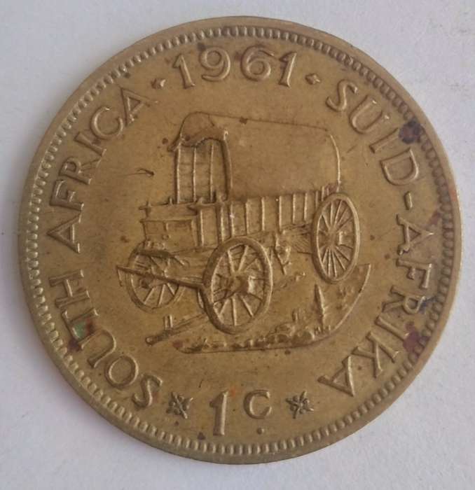 South Africa one cent  1961