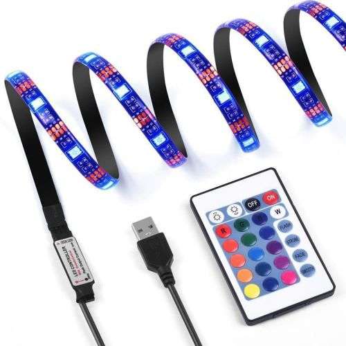 USB Powered LED Strip Light for TV`s 2m RGB strip