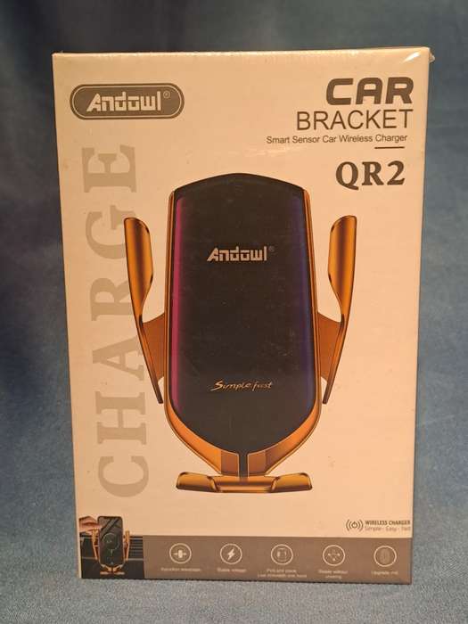 Andowl  QR2 Car Bracket with Smart Sensor Car Wireless Charger