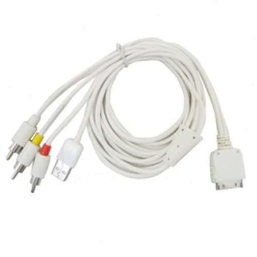 Multi-function AV RCA Cable w/ USB For ALL iPod Nano / Video / Touch / iPhone